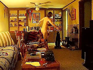 Wife Vacuuming Nude