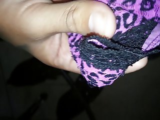 some fun with my wife's cousin panties