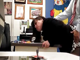 Teacher fucking the secretary in the school office