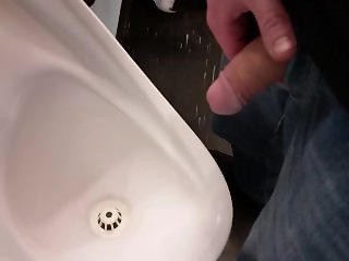 Pee in urinal