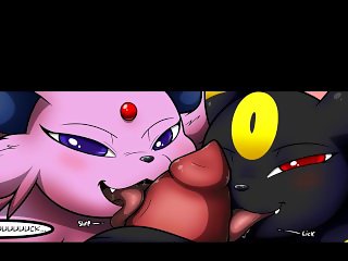 Oversexed Eeveelutions Vol. 1(Pokemon) - PART 3  Animated by Animatons