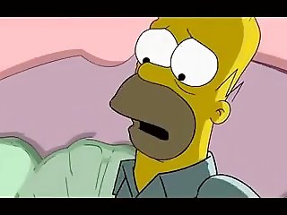 Homero y Marge follando