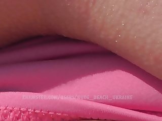 Ukraine bikini coast beach. Spy camera, hot teen pussy
