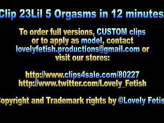 Clip 23Lil 5 Orgasms in 12 Minutes And Sweet Creampie
