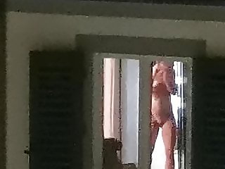 Neighbor window lesbo girlfriend naked back from quarantine