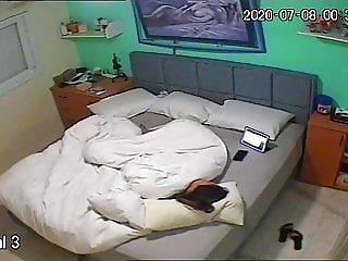 Camera, masturbation in bed