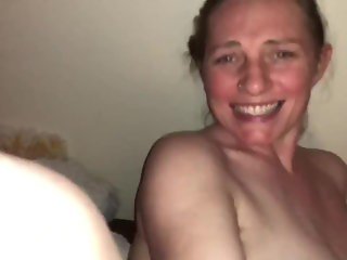 'Pounding My Hairy Pussy On The Couch'