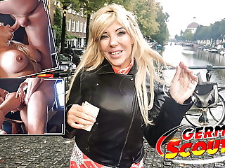 GERMAN SCOUT - FIT MATURE MONICA PICKED UP AND FUCKED ON STREET