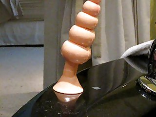 Wife is away, the make will play Anal dildo solo play