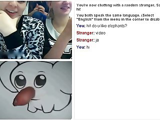 Chat 2 - College teens laugh at small elephant