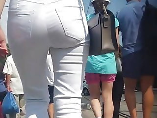 Spy sexy ass jeans woman romanian 