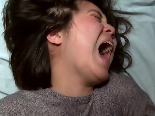 Asian Woman's Massive Orgasm Face With Mouth Wide Open