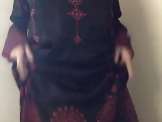 My hijabi Paki ex stripping