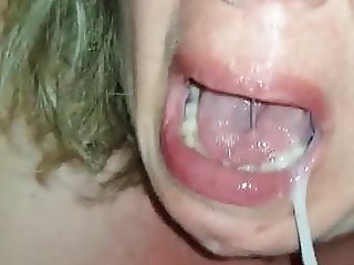French MILF - Sucking hubby cock for a reward