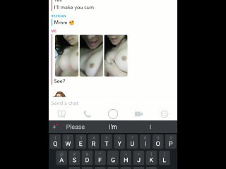 Cheating Girlfriend on Snapchat and Gets Filled With Cum