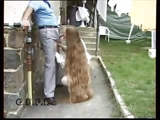 long hair suck grandpa