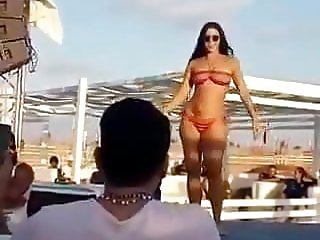 hot sexy egyptian dance with bikini at festivale 