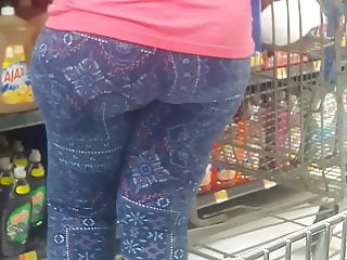 Walmart booty GILF wedgie