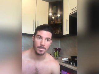 A Naked Dmitry Averyanov Is Too Hot for the Kitchen